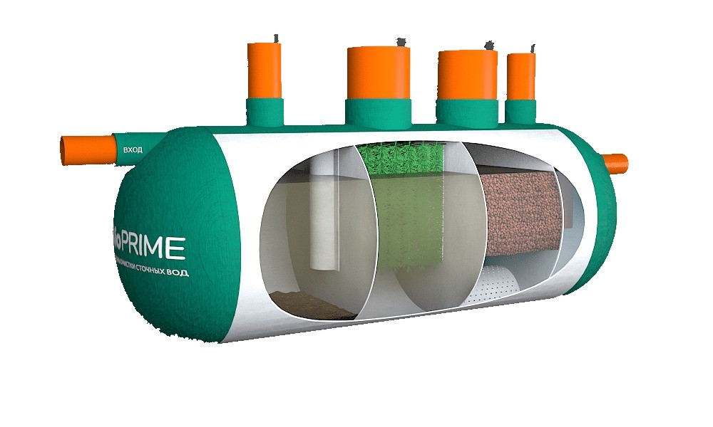 Септик BioPrime Biofilter БИОСТ-2,5 ПР